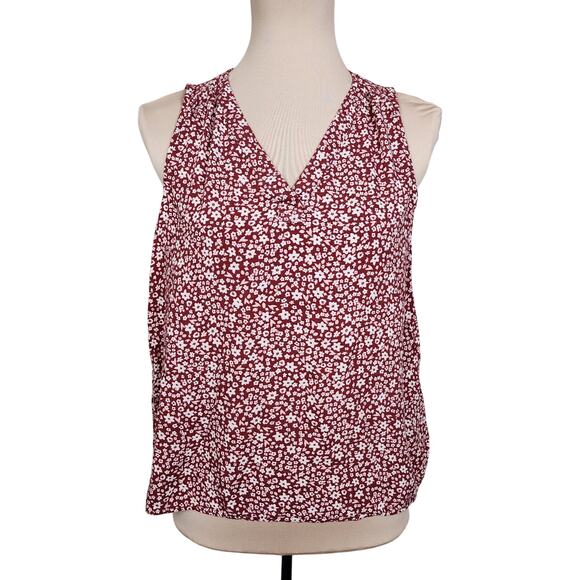 Sonoma Tops - Sonoma Red Floral PL Tank Top Blouse